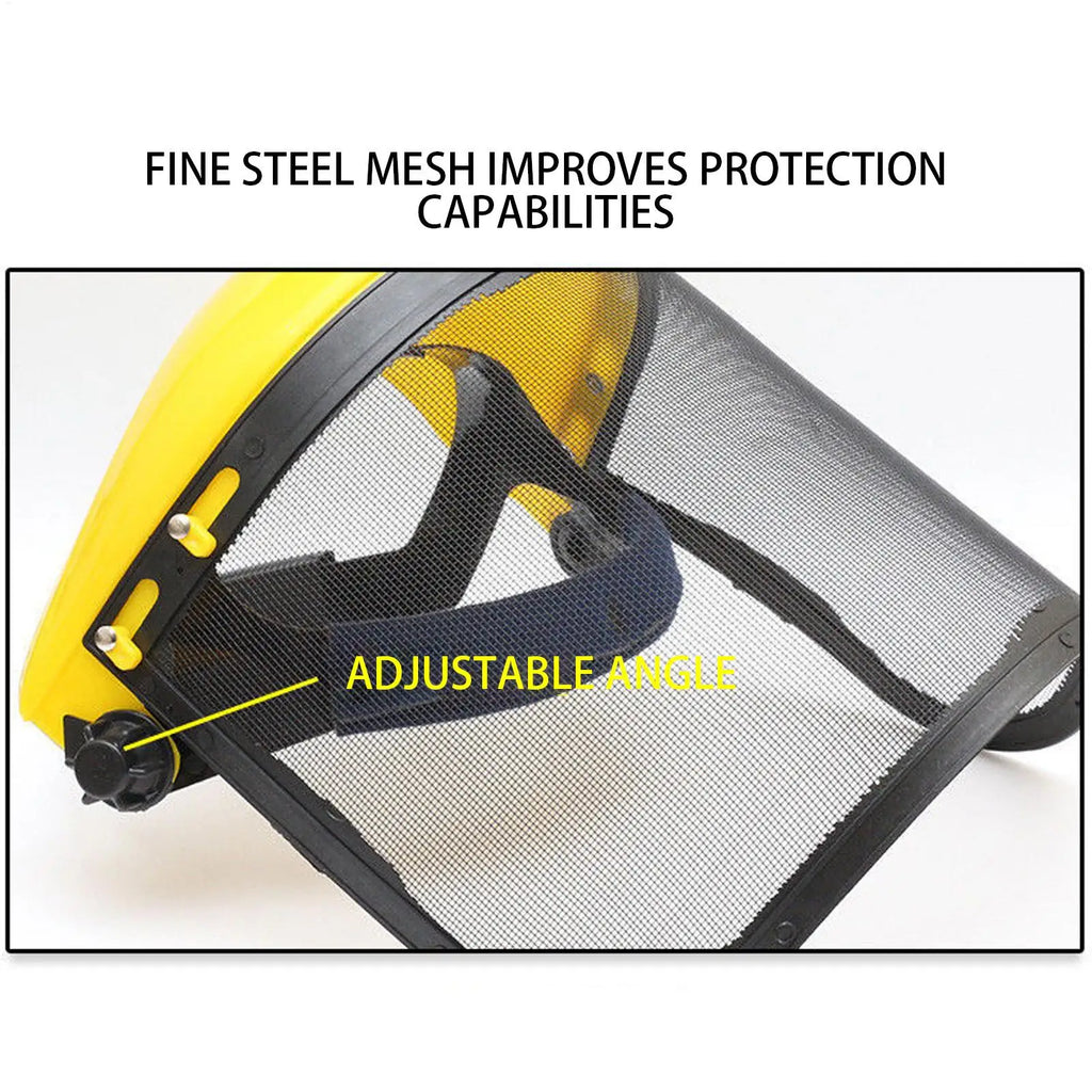 Chainsaw Mesh Face Shield – Garden & Yard Safety Helmet Safety Face Shield PLUSH