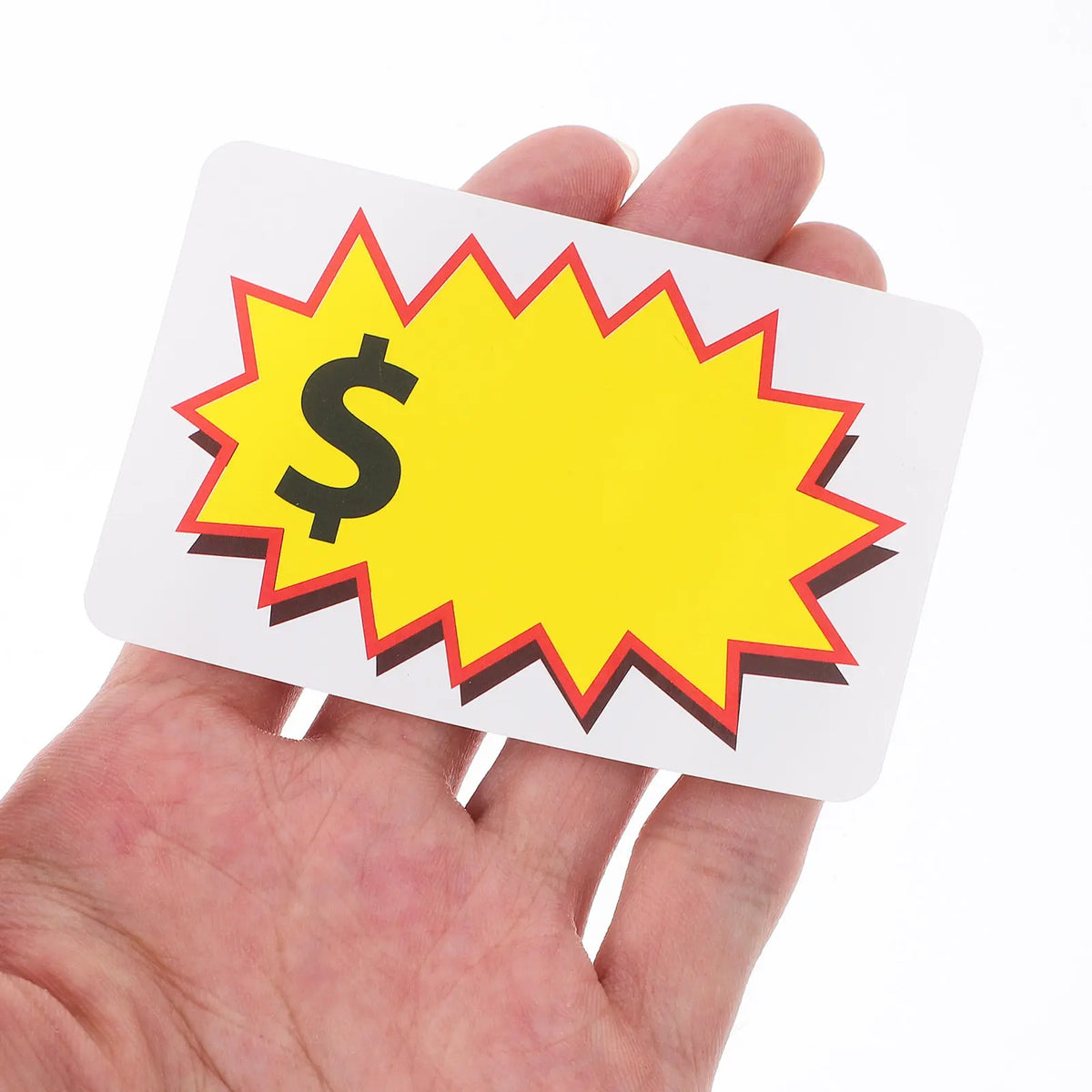 Blank Price Sticker Labels 10 Sheets Waterproof PP Peel & Stick Price Sticker Labels PLUSH