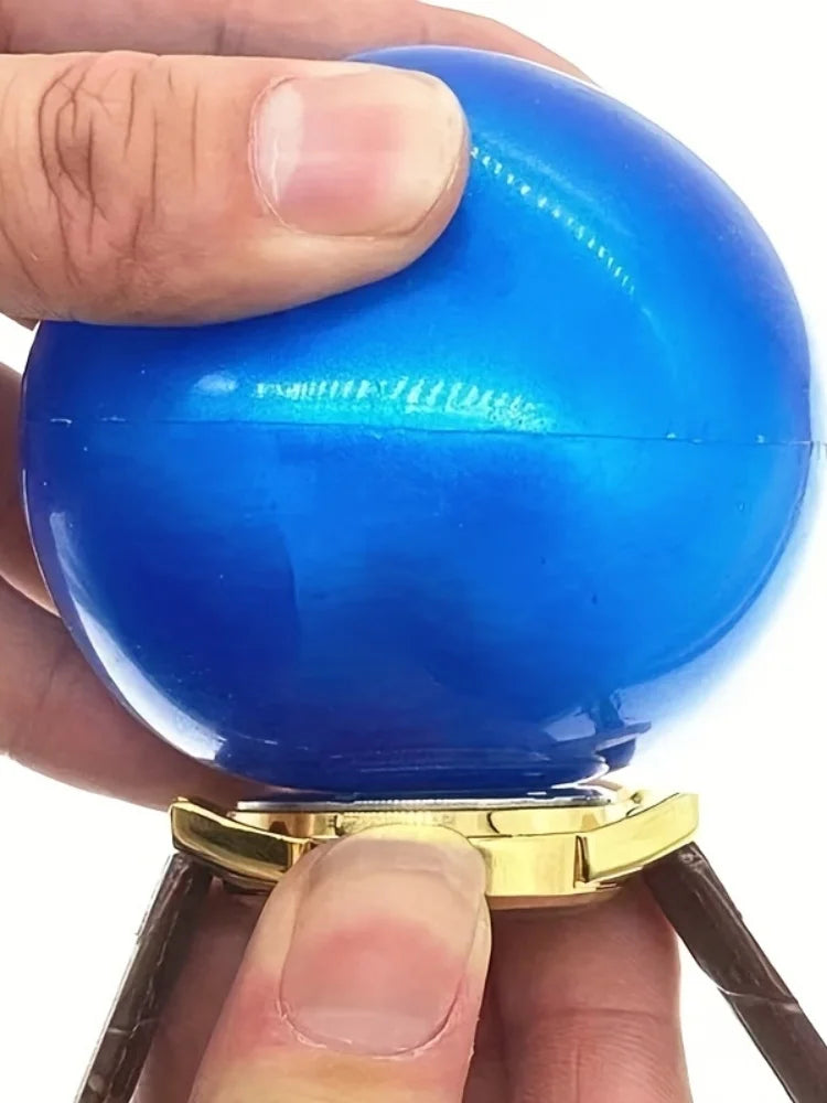 Watch Rubber Ball Back Cover Opener – Rotating Removal Tool Watch Repair Tool PLUSH Blue Watch Ball