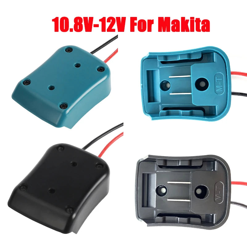 Makita 10.8V–12V Battery Dock Power Connector Adapter 14AWG Battery Connector Adapter PLUSH