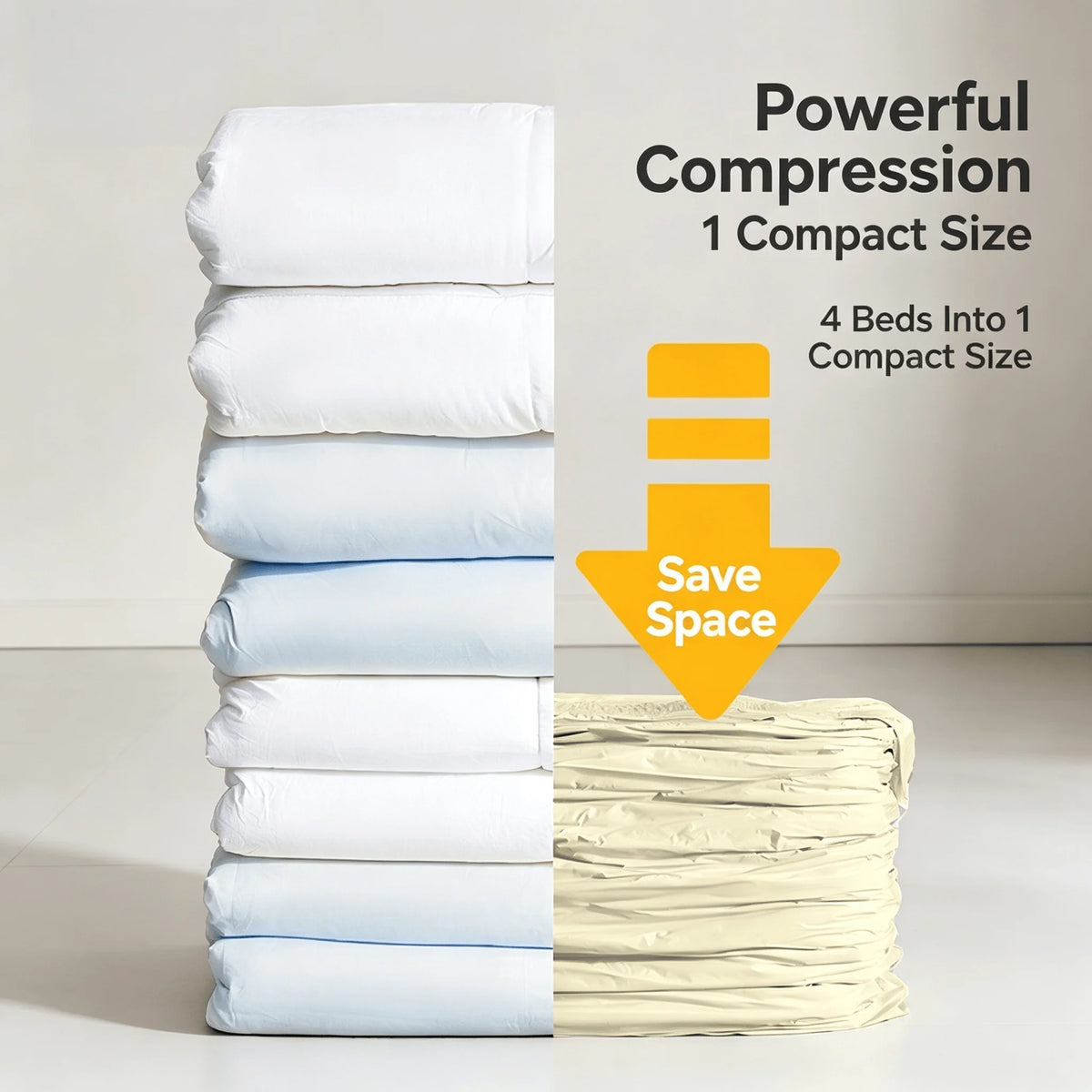 TAILI Vacuum Storage Bags – No Pump, Space Saving Organizer Vacuum Storage Bags PLUSH