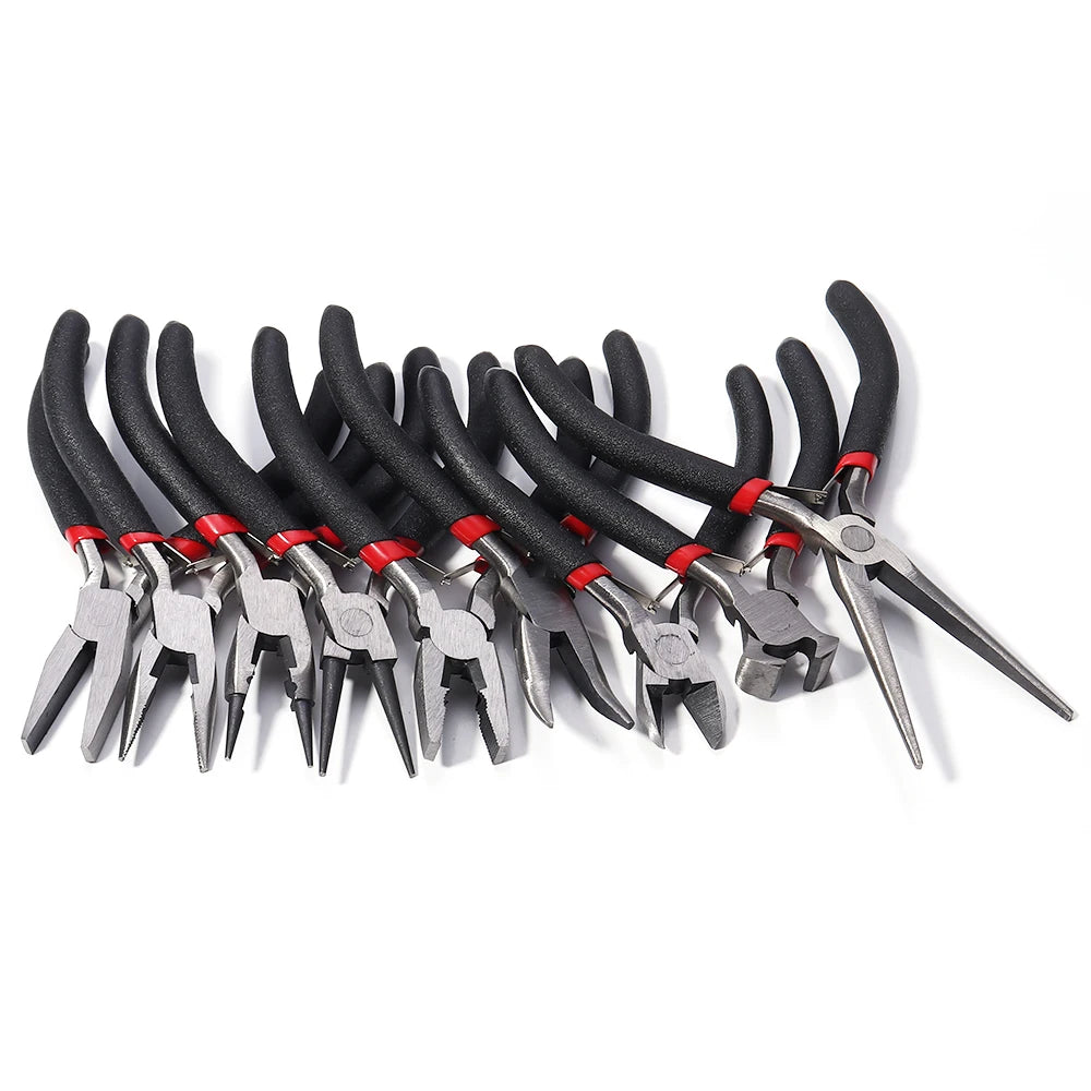 Jewelry Pliers Set – Round, Needle, Curved & Wire Cutters Jewelry Making Pliers PLUSH