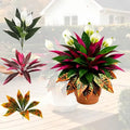 UV Resistant Artificial Dragon Blood Tree Branches – 3pcs Artificial Greenery Branches PLUSH 3Pcs