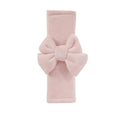 Bowknot Car Seat Belt Cover – Ice Silk Shoulder Pad for Women Seat Belt Cover PLUSH Pink