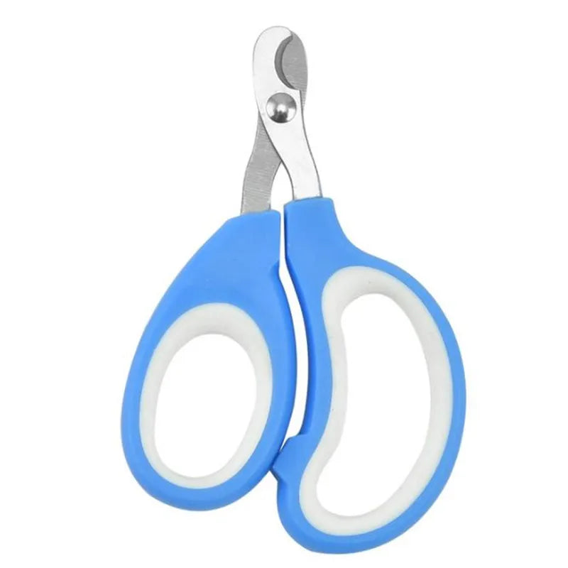 Professional Pet Nail Clippers for Small Dogs, Cats & Rabbits Pet Nail Clipper PLUSH Blue White