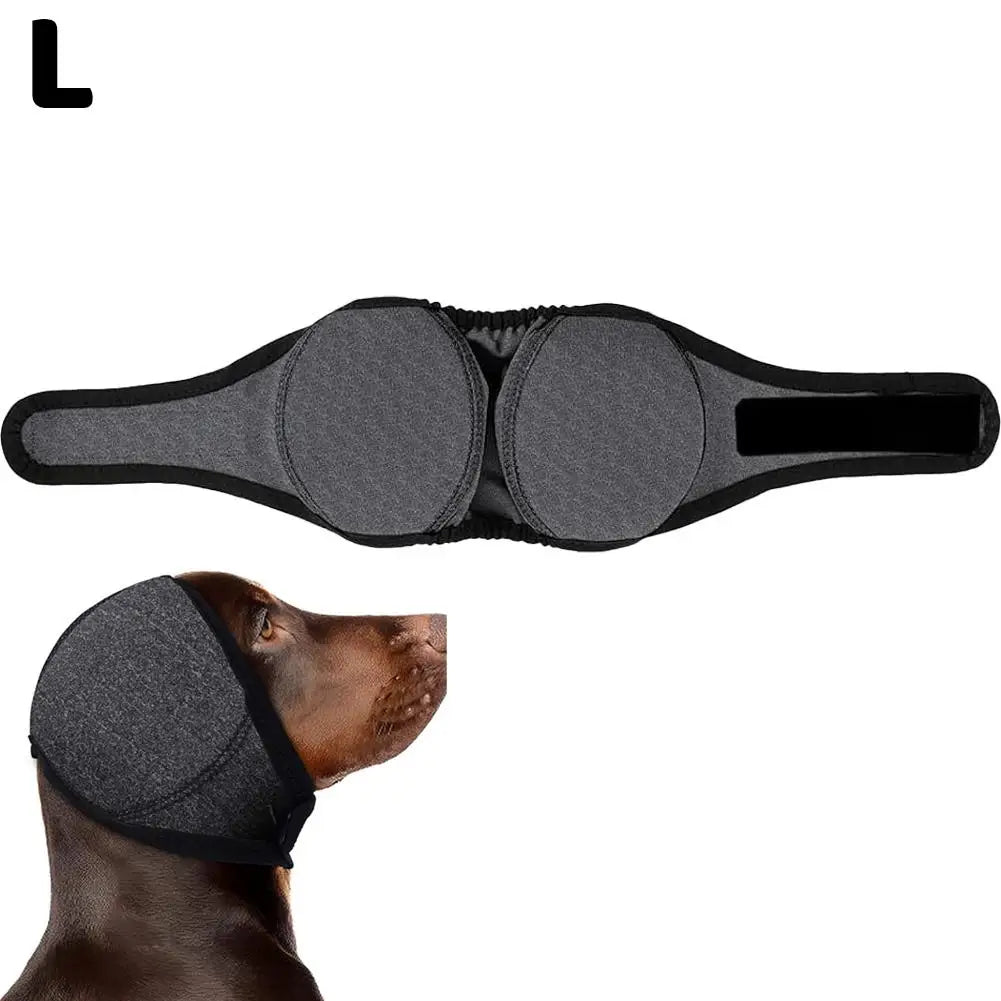 Dog Ear Wrap Noise Calming Head Cover | S, M & L Dogs Dog Ear Wrap PLUSH F