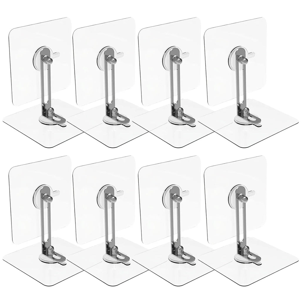 8-Pack No-Drill Anti-Tip Furniture Wall Anchors – Adhesive Furniture Safety Anchors PLUSH