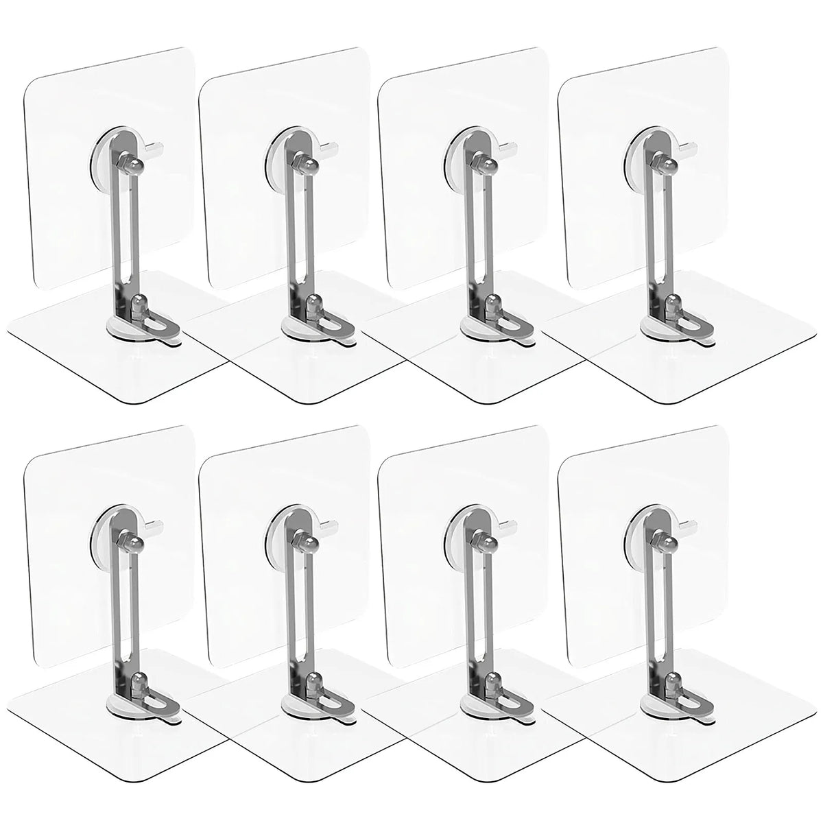 8-Pack No-Drill Anti-Tip Furniture Wall Anchors – Adhesive Furniture Safety Anchors PLUSH