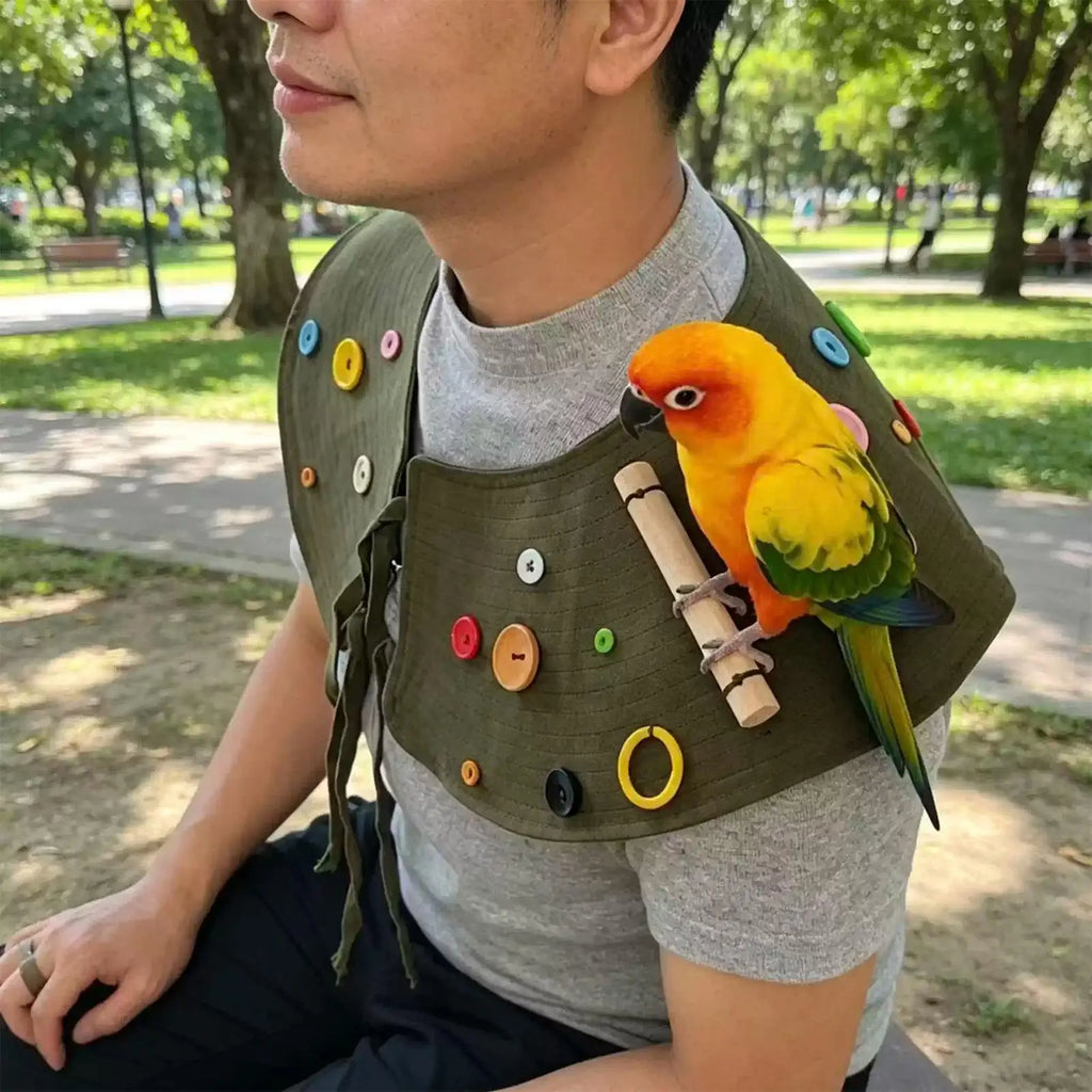 Bird Shoulder Protector Cape – Anti-Scratch Parrot Shawl Bird Shoulder Cape PLUSH