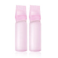 Scalp Oil Applicator Spray Bottle & Massage Comb Set 2/3pcs Scalp Care Applicator PLUSH 2pcs Pink
