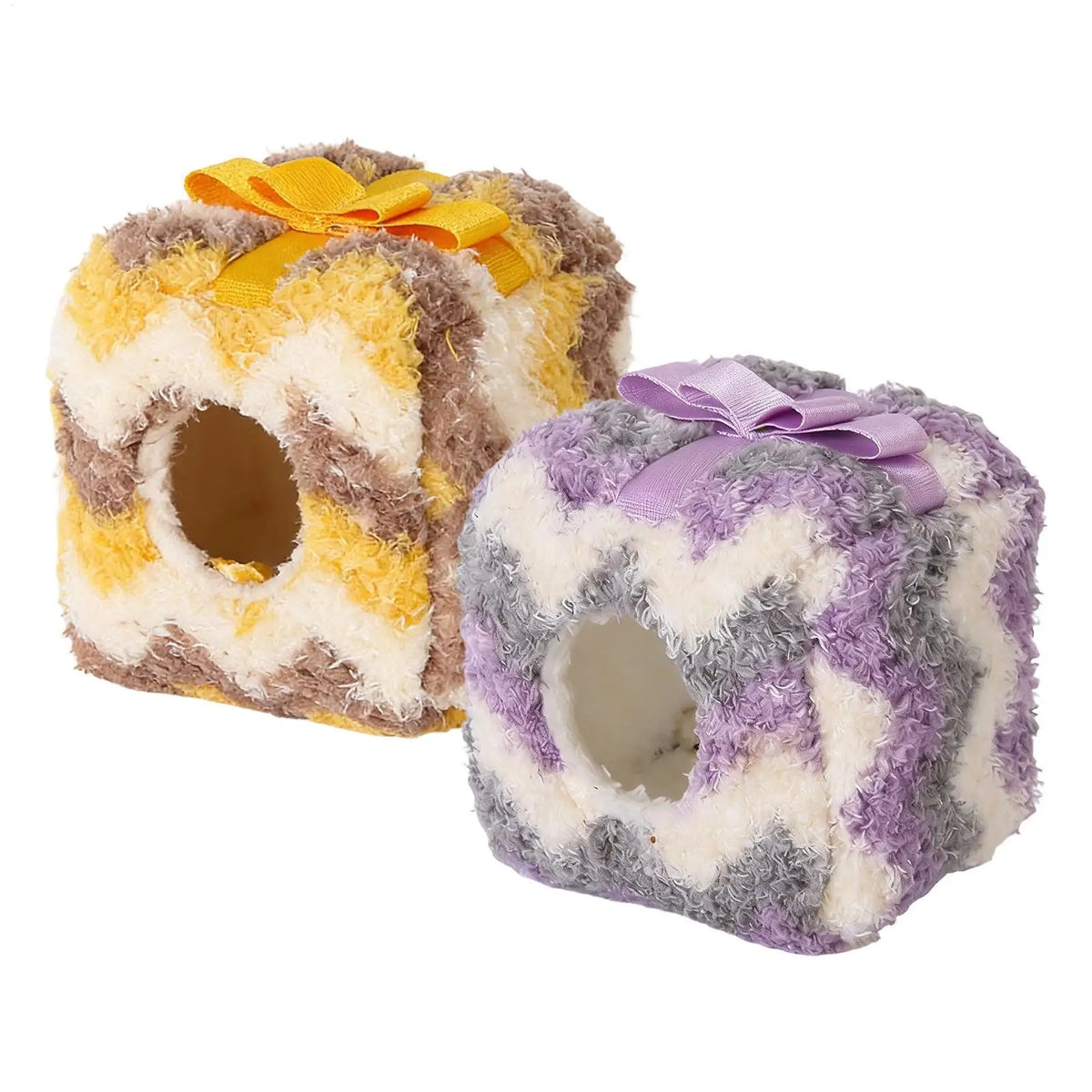 Warm Plush Hamster Nest Bed | Small Pet House for Guinea Pigs Small Pet Nest PLUSH