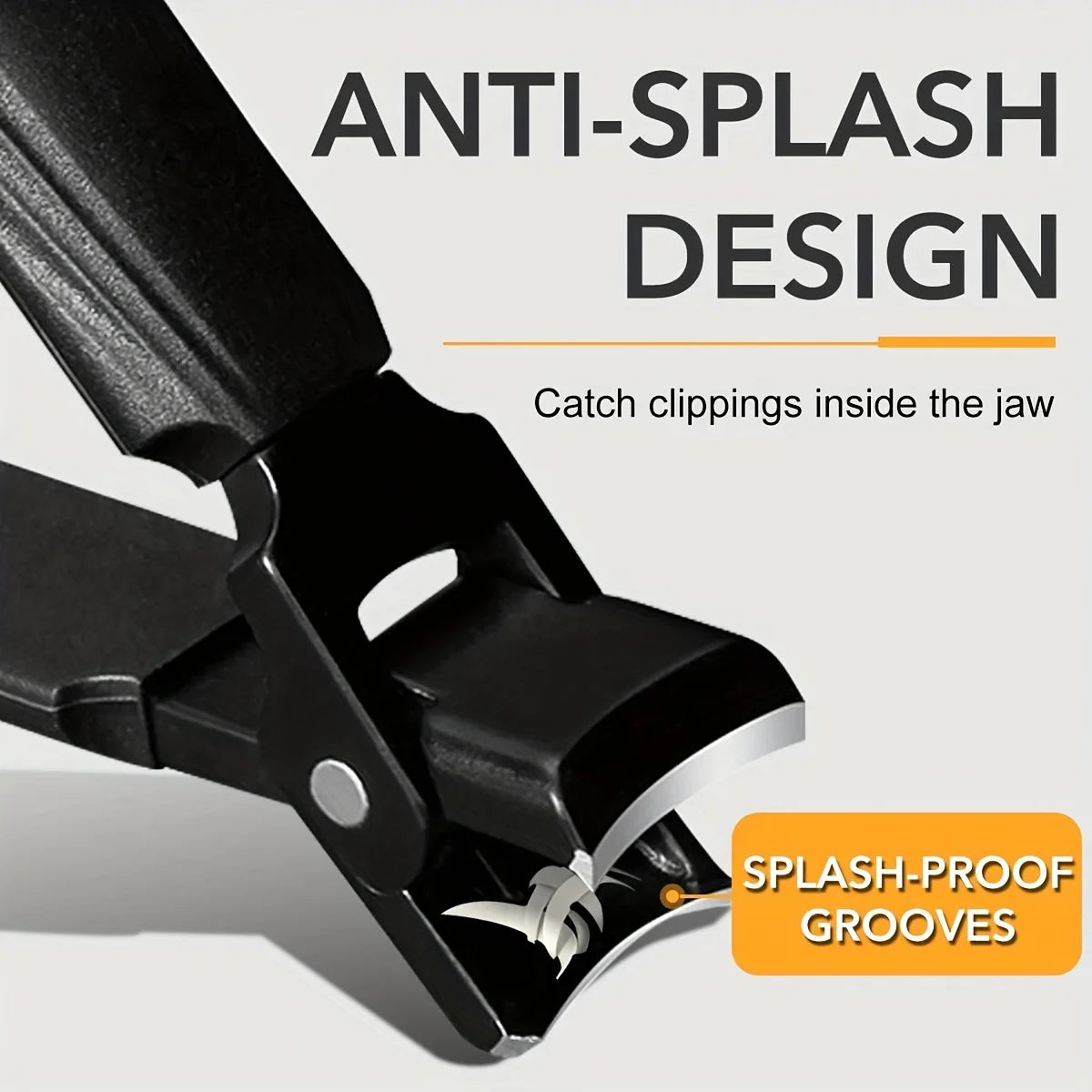 Wide Jaw Heavy-Duty Nail Clipper – Stainless Steel Blade Nail Clipper PLUSH