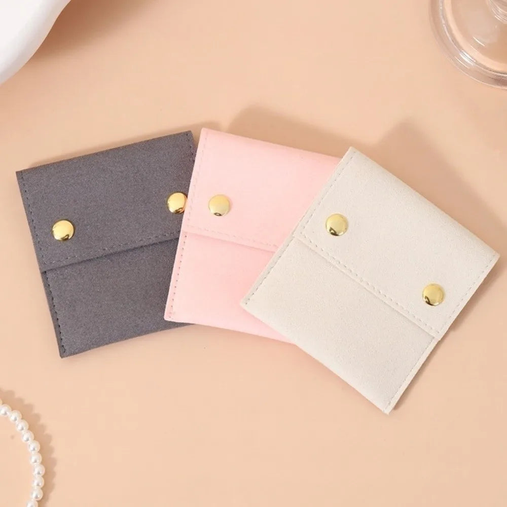 Microfiber Velvet Mini Jewelry Bag – Foldable Organizer Pouch Jewelry Display Bag PLUSH