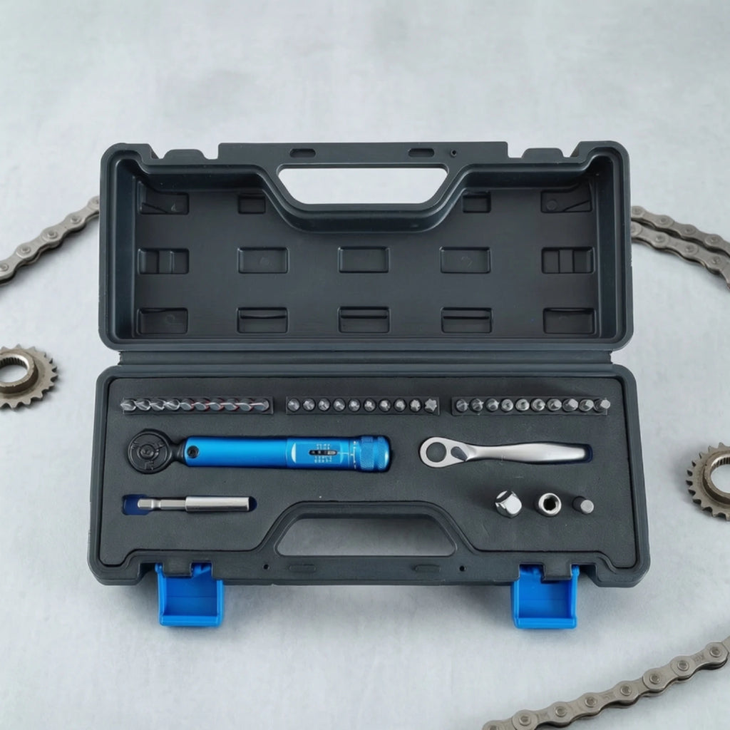 Professional Torque Wrench Kit with Case | Cyclist Tool Set Torque Wrench Kit PLUSH