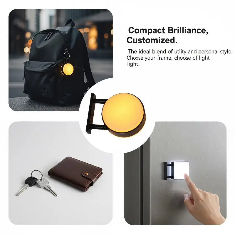 Dimmable LED Resin Light Sign Blank Fridge Magnet – DIY Decor LED Magnet Sign PLUSH
