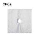 Gas Stove Protection Pads – Reusable, Washable & Heat-Resistant Stove Protector Pad PLUSH Sliver-1PCS