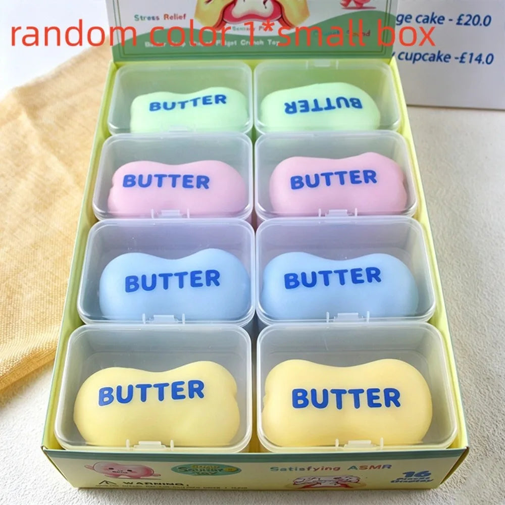 Cookie Crunch Squishy Toy – Handmade Crispy Wax Clay Squeeze Squishy Novelty Toy PLUSH butter soap