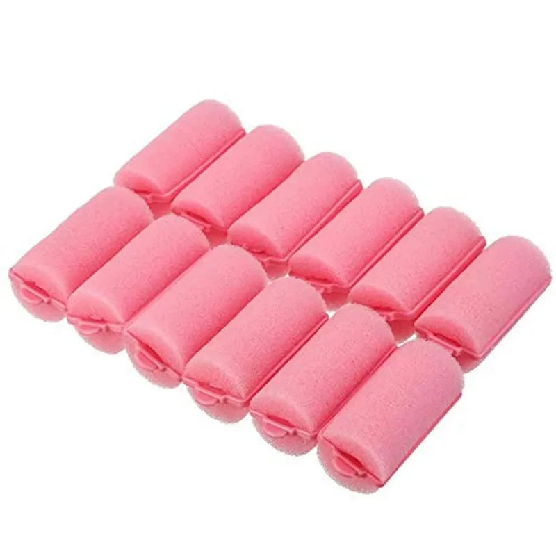 Sponge Foam Hair Rollers – Flexible Sleeping Curlers 6–14 Pcs Foam Hair Rollers PLUSH
