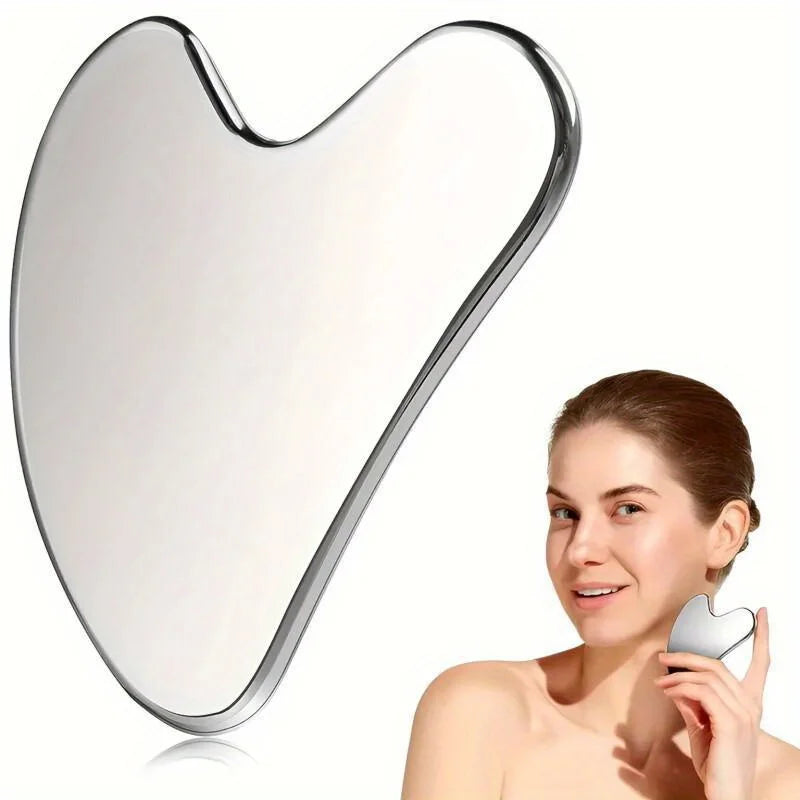 Stainless Steel Gua Sha Board – Face Sculpting Beauty Tool Gua Sha Beauty Tool PLUSH