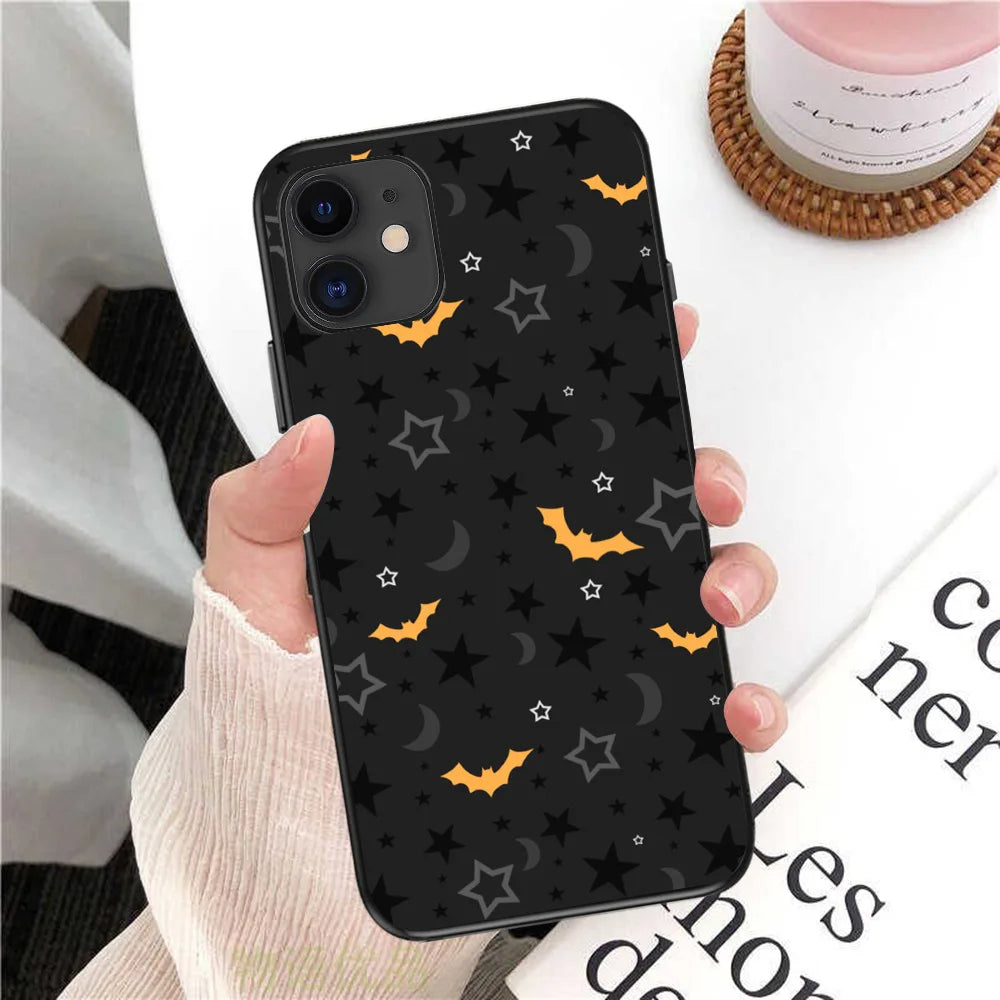 Halloween iPhone Case – Soft TPU Shockproof Matte Cover Phone Case PLUSH -9 For iPhone 14 Plus