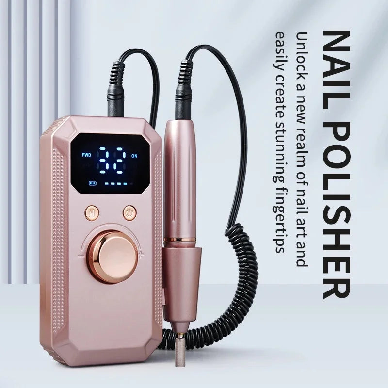 USB Electric Nail Drill Set – Portable Nail File & Foot Kit Electric Nail Drill PLUSH