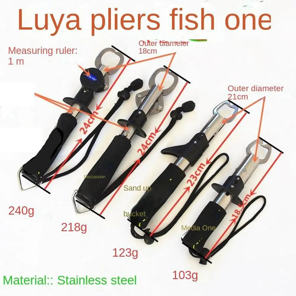 Stainless Steel Fish Grip Lip Clamp – Durable Fishing Gripper Fish Grip Clamp PLUSH