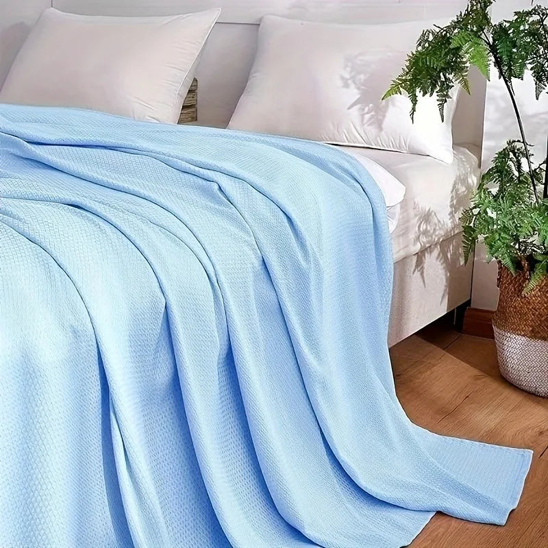 Bamboo Cooling Blanket for Adults – Lightweight & Breathable Cooling Blanket PLUSH