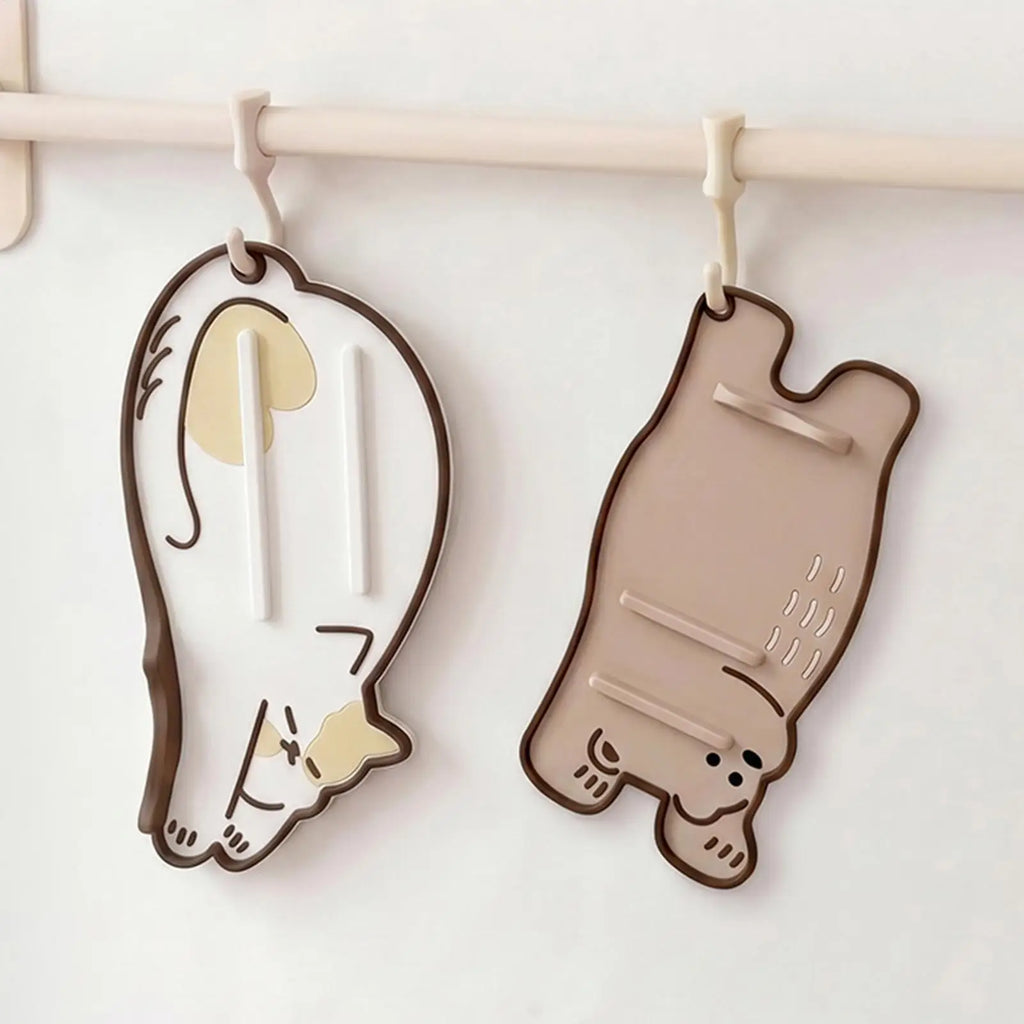 Cute Animal Silicone Pot Lid Holder & Kitchen Spoon Rest Kitchen Spoon Rest PLUSH