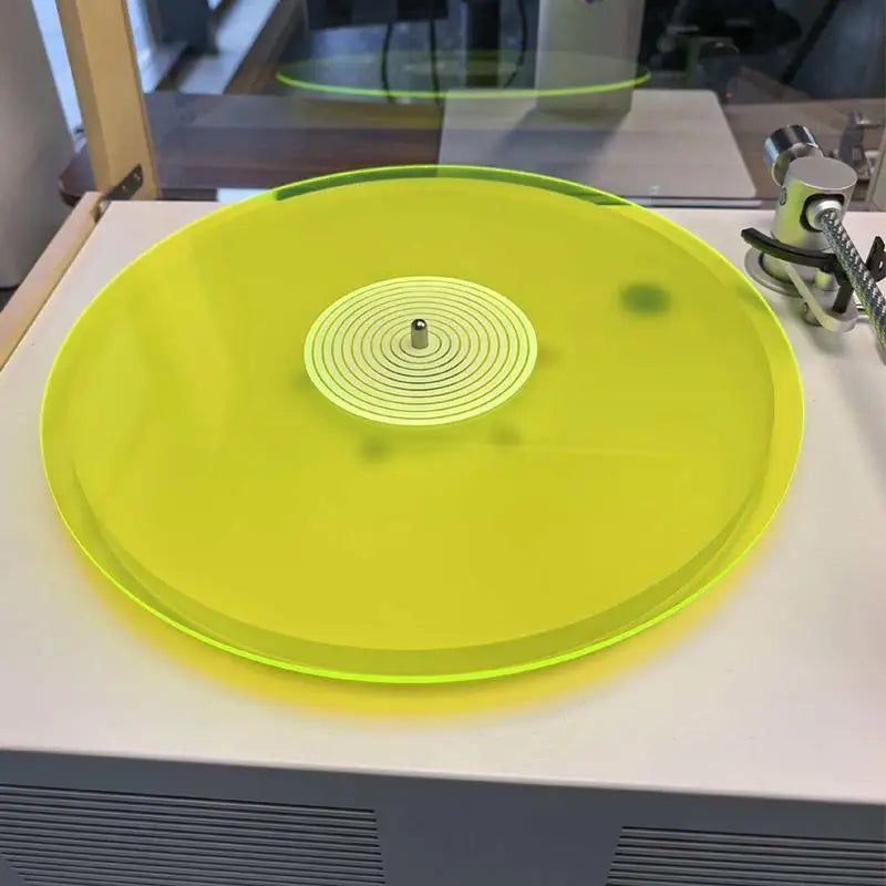 Acrylic Turntable Slipmat – Anti-Static Vinyl Record Player Mat Turntable Slipmat PLUSH A7