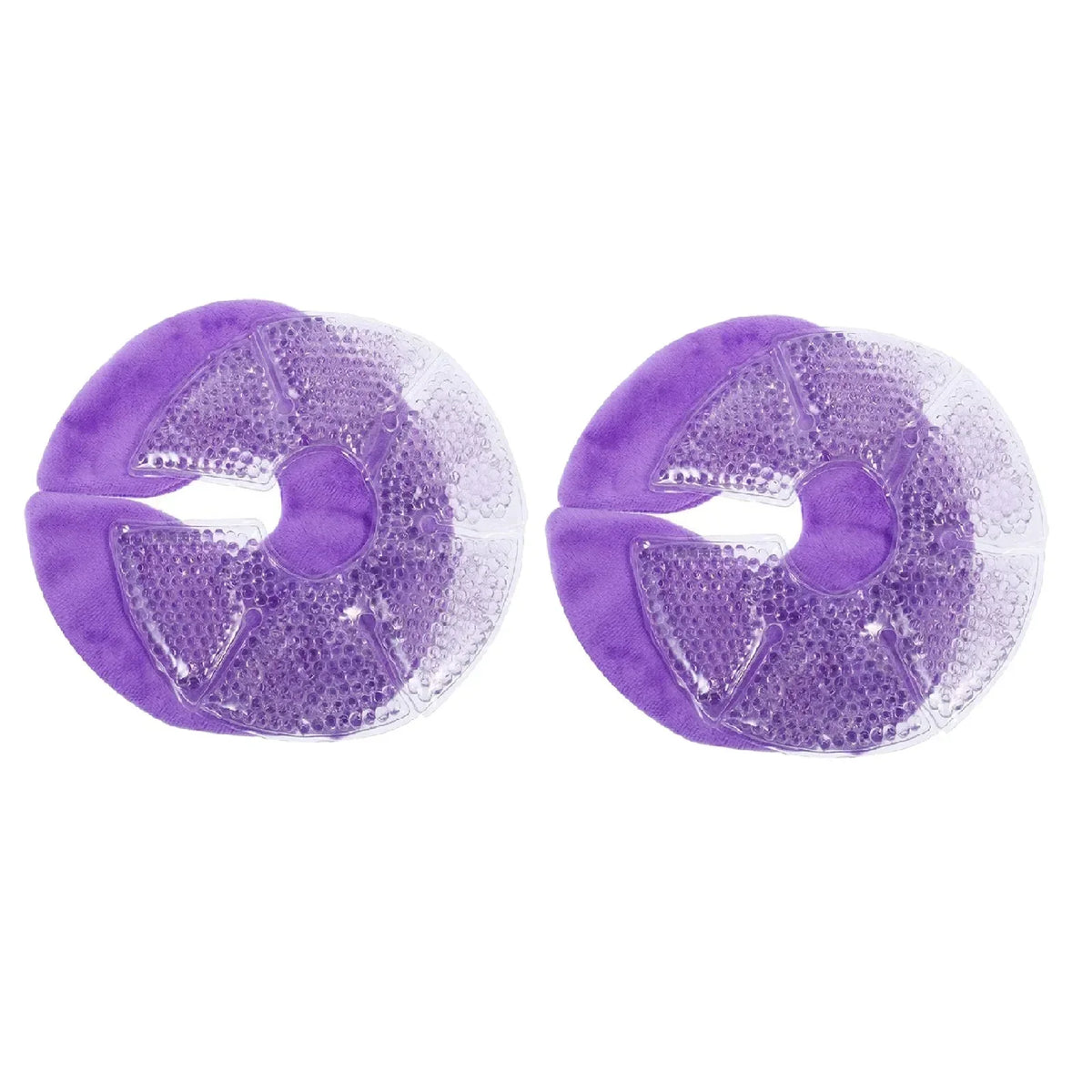 Hot Cold Breast Therapy Gel Pads – Nursing & Postpartum Care Nursing Gel Pads PLUSH Purple2pcs