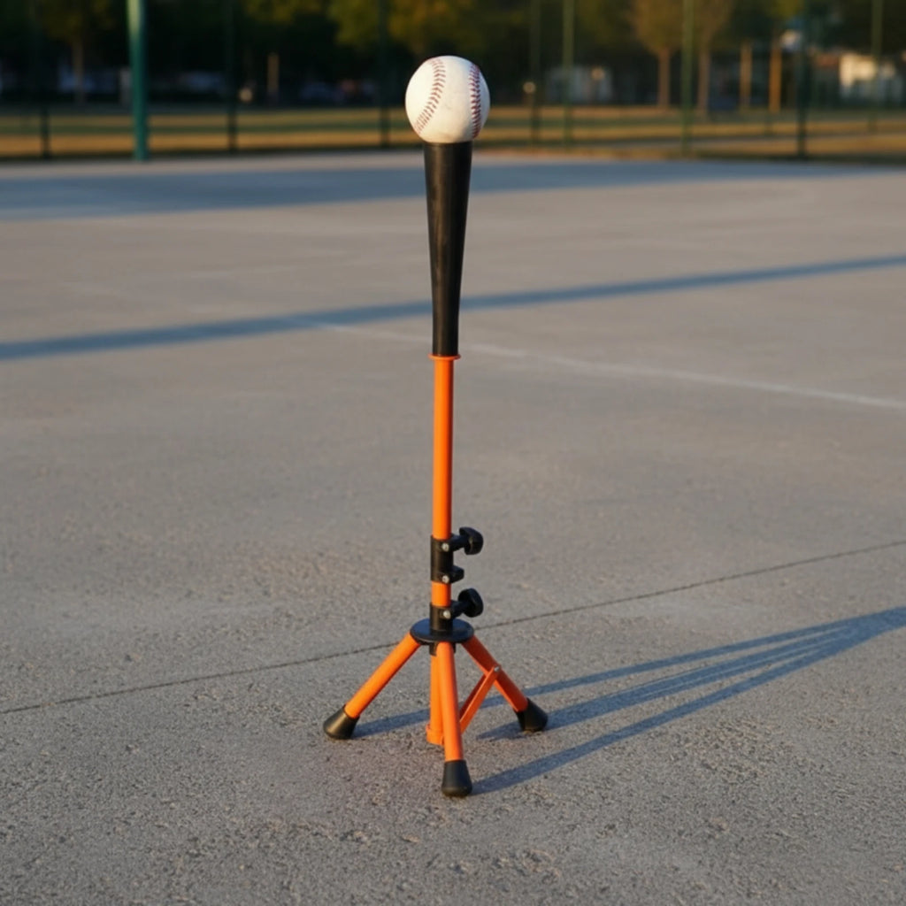 Adjustable Tripod Batting Tee – Heavy-Duty Baseball Training Baseball Batting Tee PLUSH Default Title