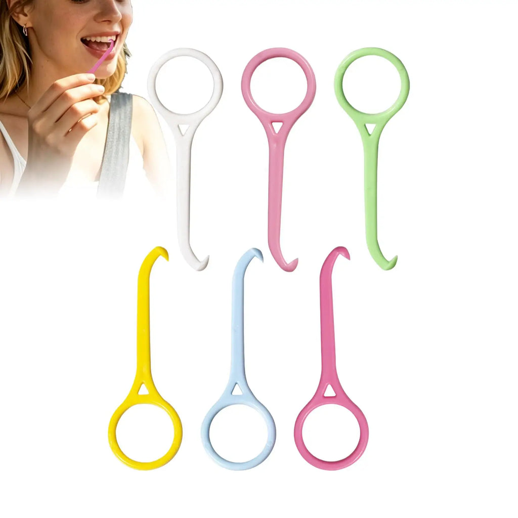 6-Piece Clear Aligner Removal Tool – Plastic Hook Set Aligner Removal Tool PLUSH
