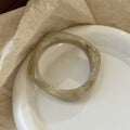 Bohemian Wide Acrylic Bangle – Smudge Pattern Bracelet Acrylic Bangle PLUSH Style F