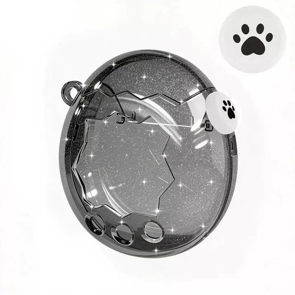Tamagotchi Paradise Clear Protective Case with Button Caps Virtual Pet Accessory PLUSH D