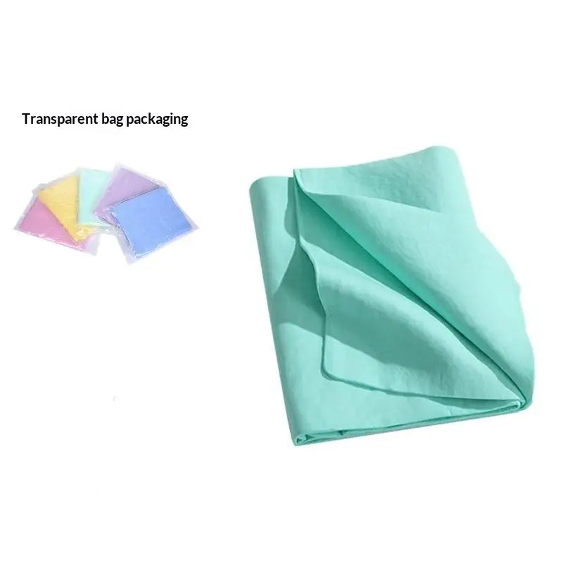 PVA Microfiber Pet Drying Towel – Quick Dry & Super Absorbent Pet Drying Towel PLUSH Green