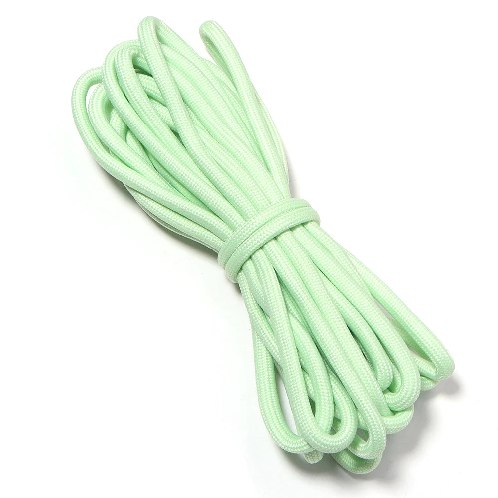 5 Yards 5mm Colorful Polyester Braided Rope – DIY Jewelry Cord Braided Craft Cord PLUSH light green