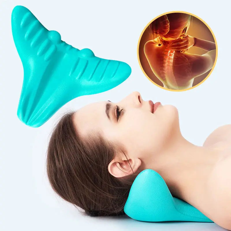 CAMMUO Portable Neck Massage Pillow – Ergonomic Cervical Support Neck Massage Pillow PLUSH