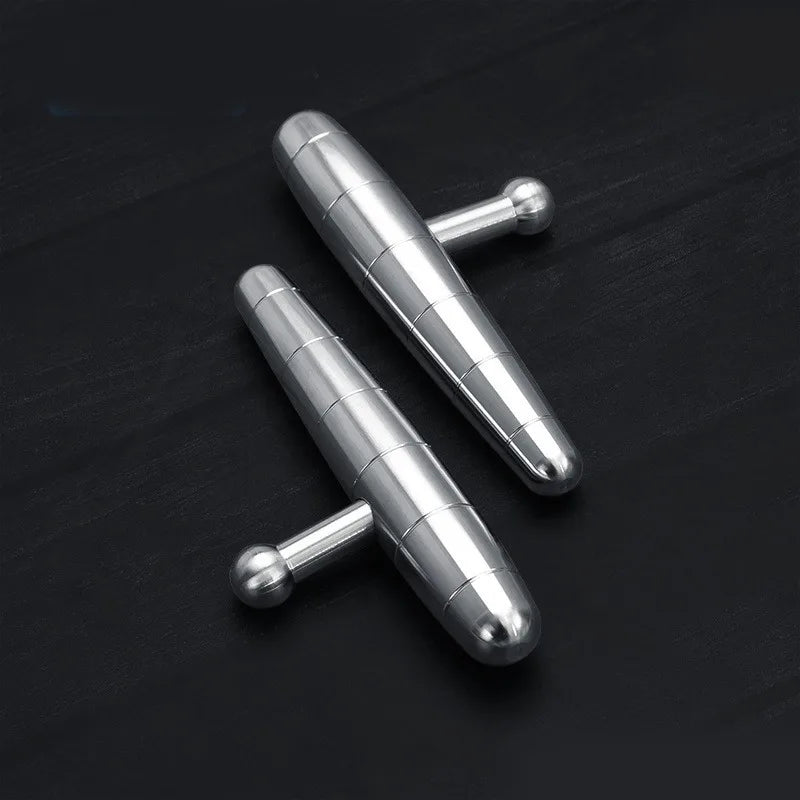 Tactical EDC T-Bar Stainless Steel Safety Hammer & Massage Rod Tactical EDC Tool PLUSH