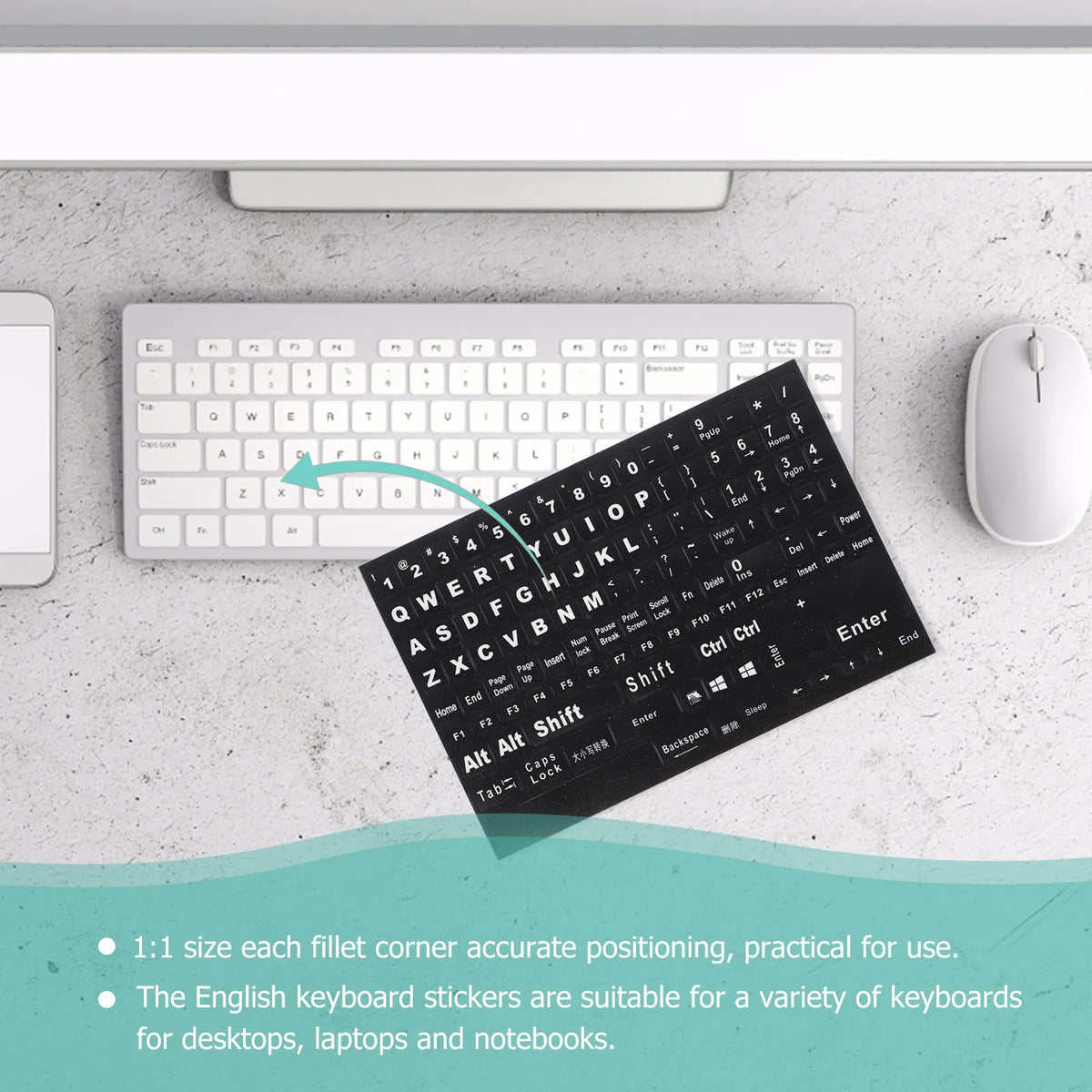 Keyboard Stickers Sheet – Holiday Key Labels for Laptop & Desktop Keyboard Sticker Sheet PLUSH
