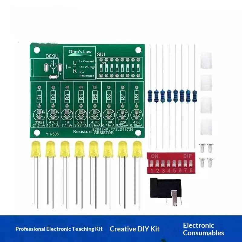 DIY LED Soldering Practice Kit | STEM Electronics Beginner Kit Soldering Practice Kit PLUSH