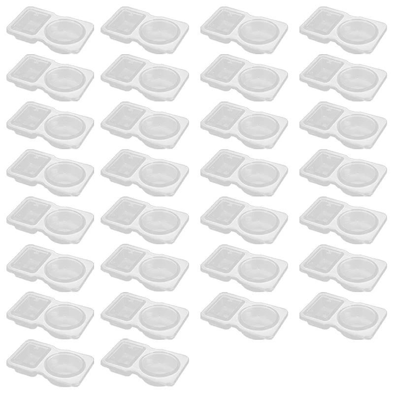 Double Compartment Seasoning & Snack Containers with Lid 5–40pcs Food Storage Container PLUSH 40PCS