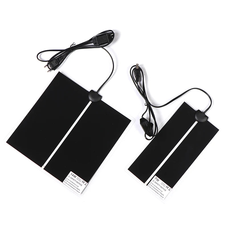 Reptile Terrarium Heat Mat 5–45W Adjustable Temperature Control Reptile Heating Mat PLUSH