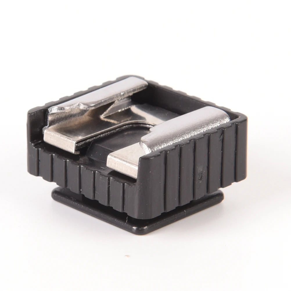 Metal Flash Hot Shoe to 1/4" Screw Tripod Mount Adapter DSLR Camera Mount Adapter PLUSH