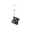 PCB Circuit Board Keychain – Cyberpunk Tech Key Fob Novelty Keychain PLUSH Black
