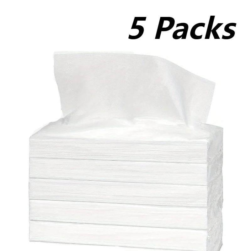 Tissue Pack Bundle 50 Sheets/Pack | Home, Hotel & Car Use Facial Tissue Pack PLUSH 5 packs