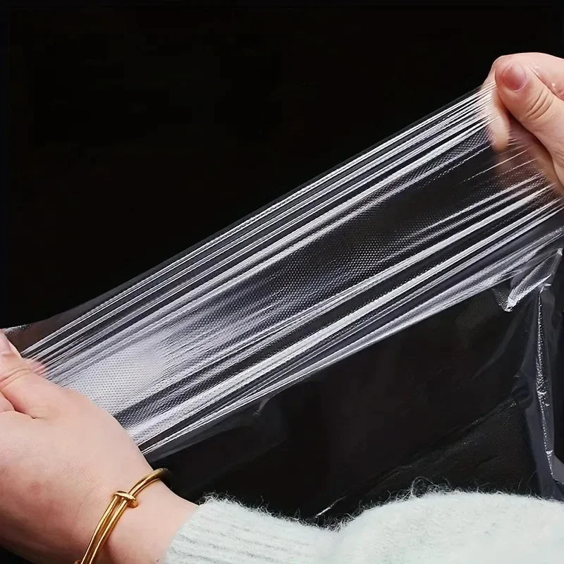 50/100pcs Disposable Transparent PE Aprons – Waterproof Disposable Apron PLUSH