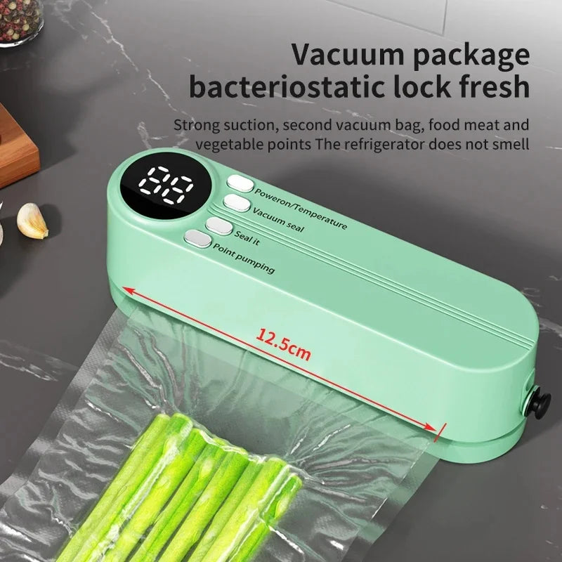 Mini Wireless Automatic Vacuum Sealing Machine | Portable Vacuum Sealer PLUSH