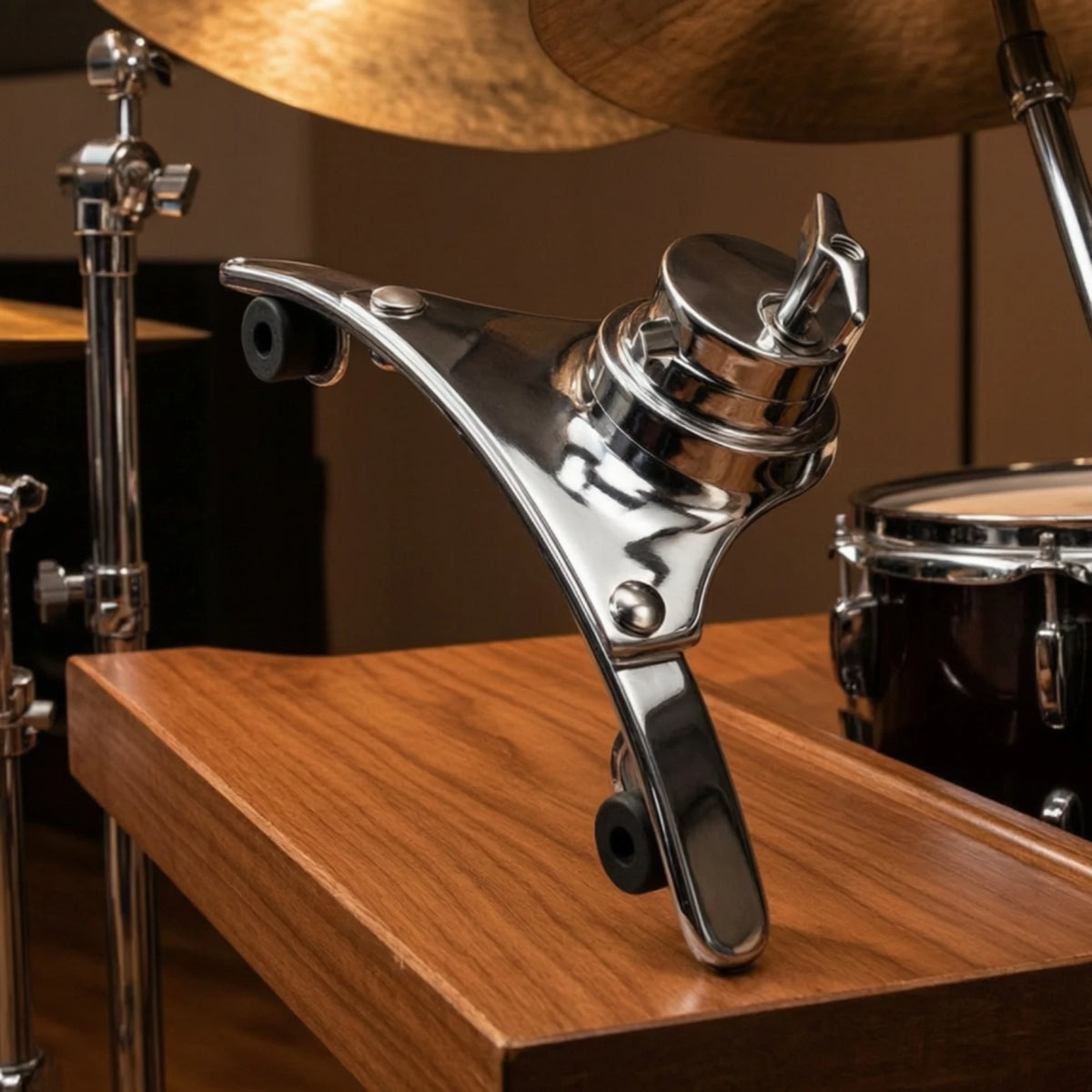 Drum Mounting Hanger with Rubber Pads – Sturdy Tom Mount Drum Tom Mount PLUSH