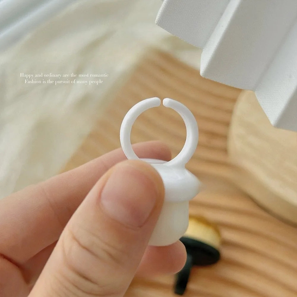 Ring Nail Dust Cleaning Brush – Manicure Tool | 3 Colors Nail Cleaning Brush PLUSH