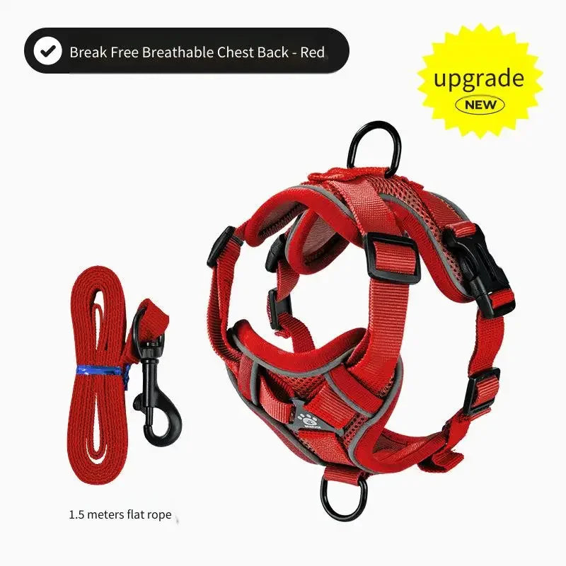 Escape-Proof Cat Harness Reflective Vest & Leash | S–XL Cat Harness & Leash PLUSH